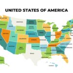 fifty states map of america