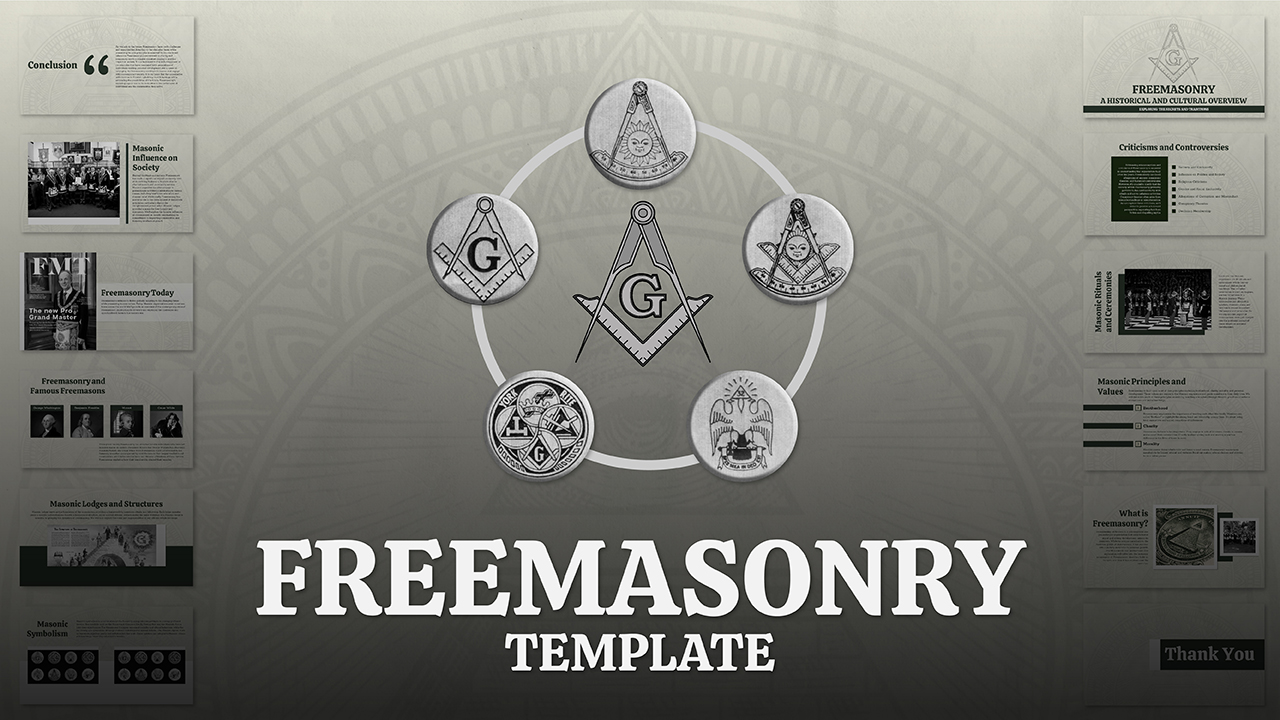 freemasons PowerPoint template