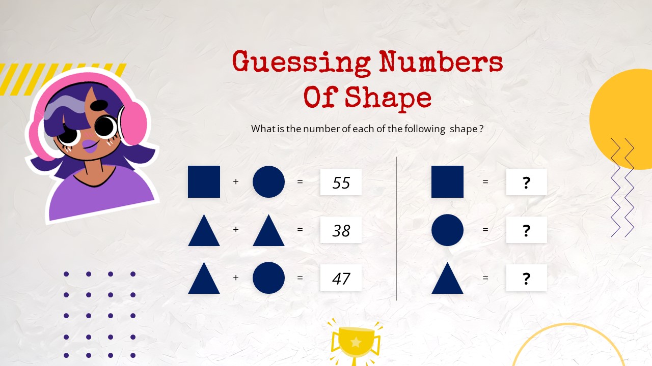 fun mathematics game template