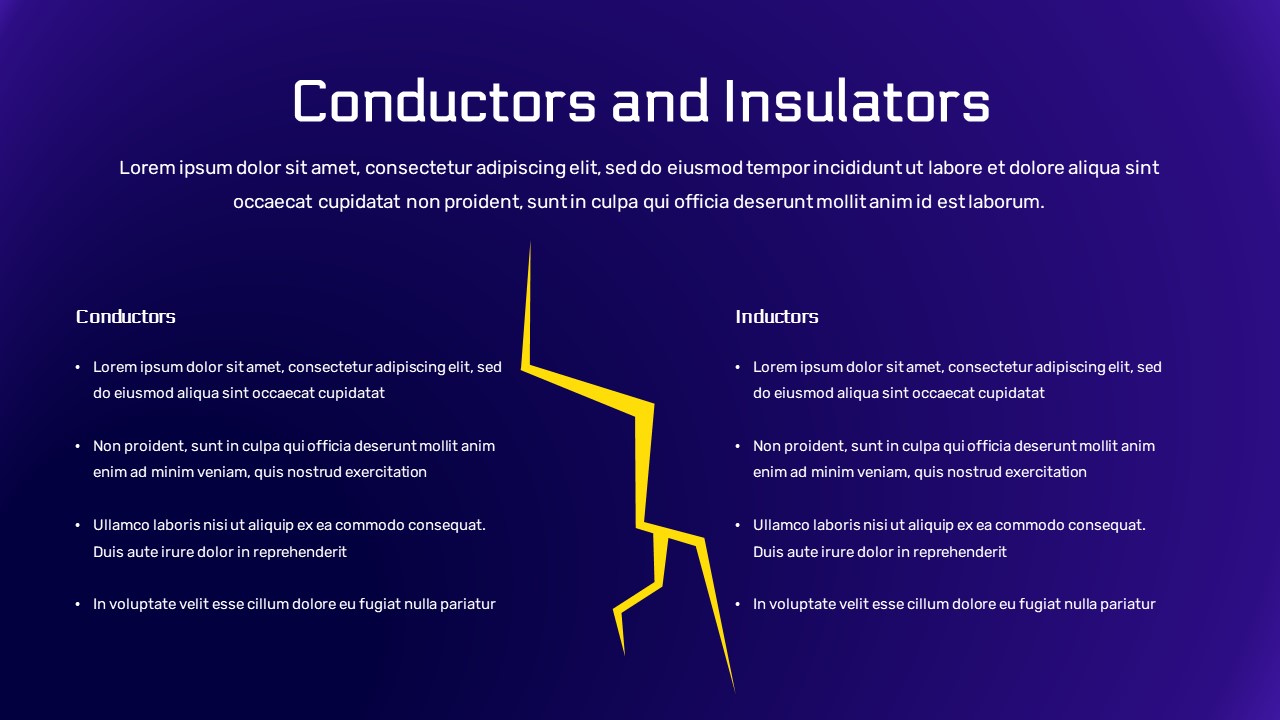 good conductors and insulators of electricity