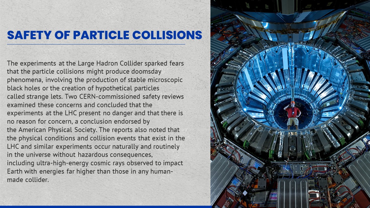 large hadron collider safety