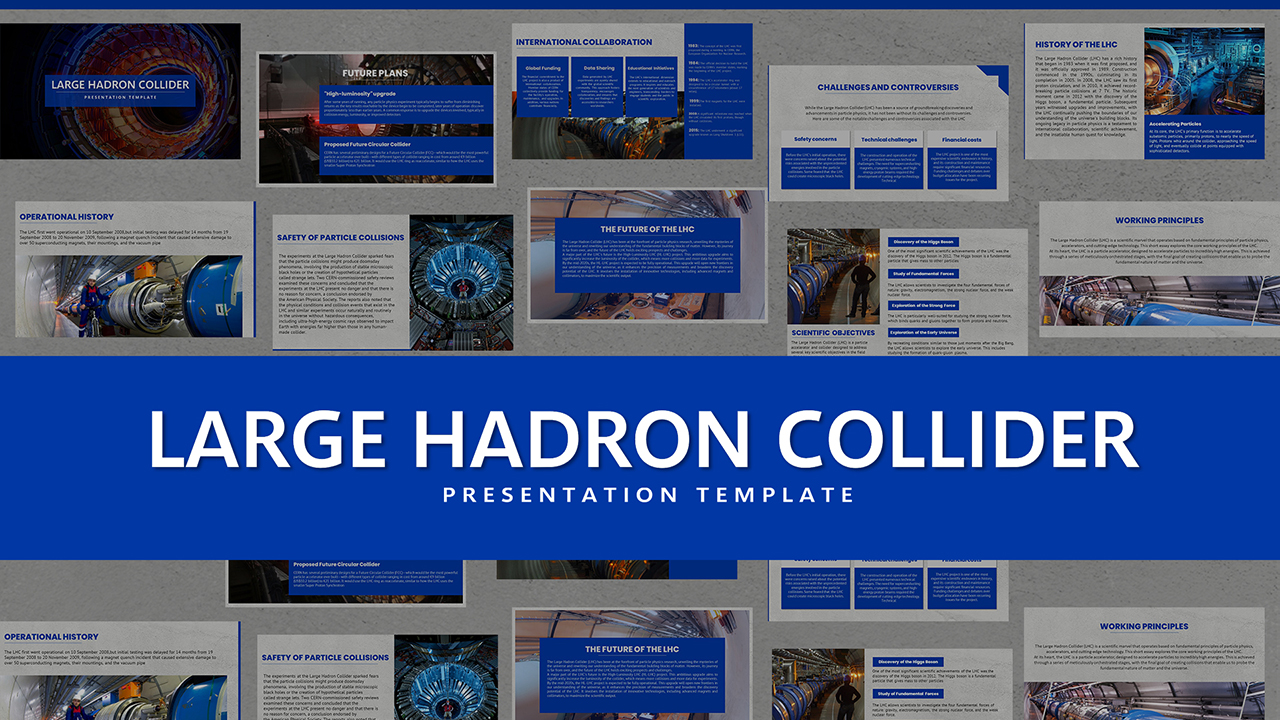 large hadron collider template