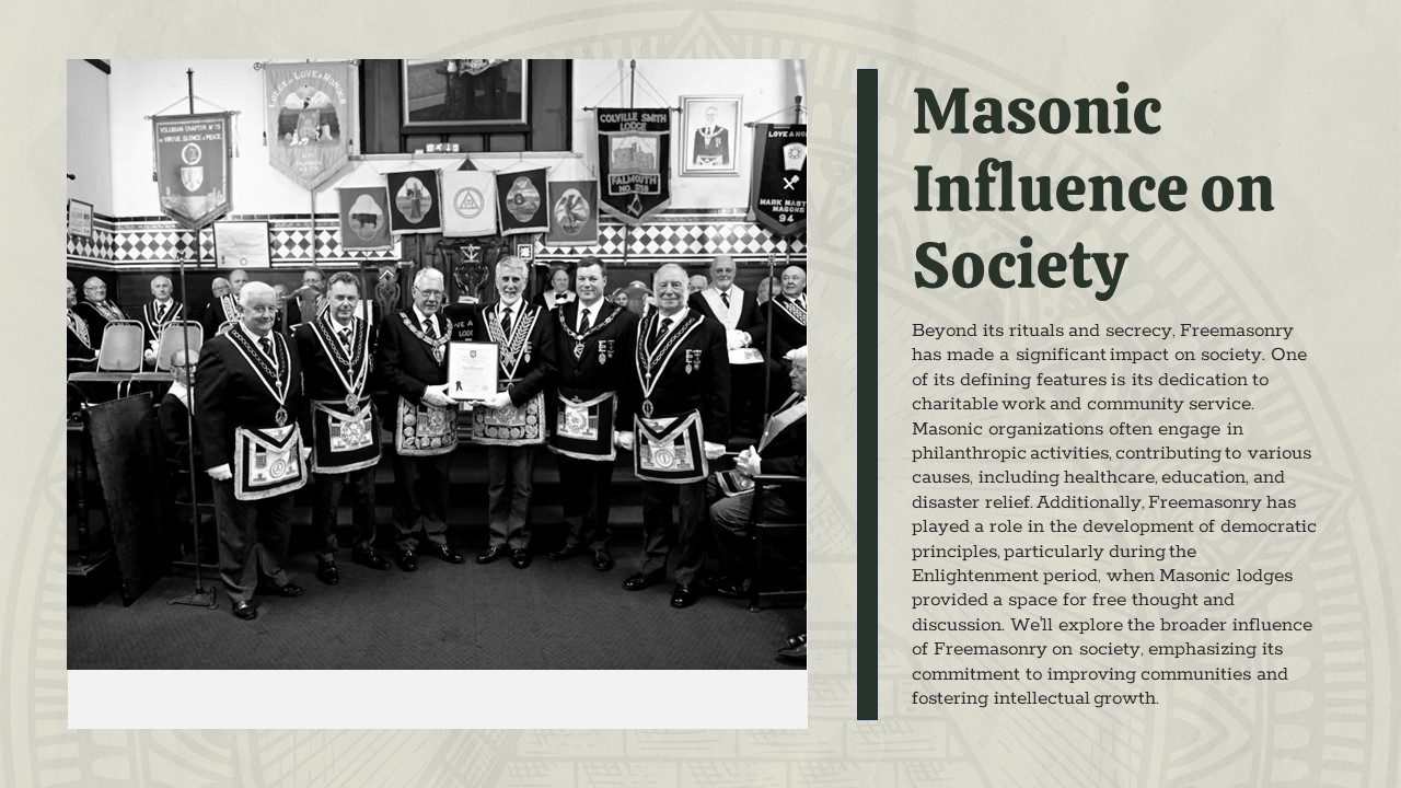 masonic influenece on society