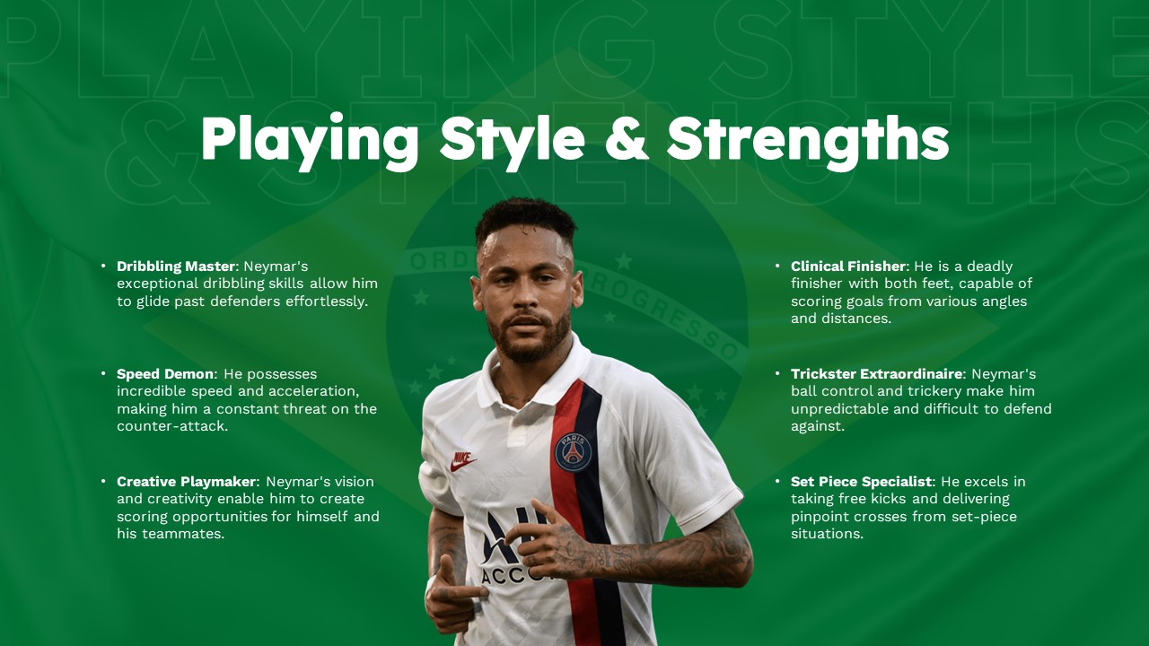 neymar strengths template