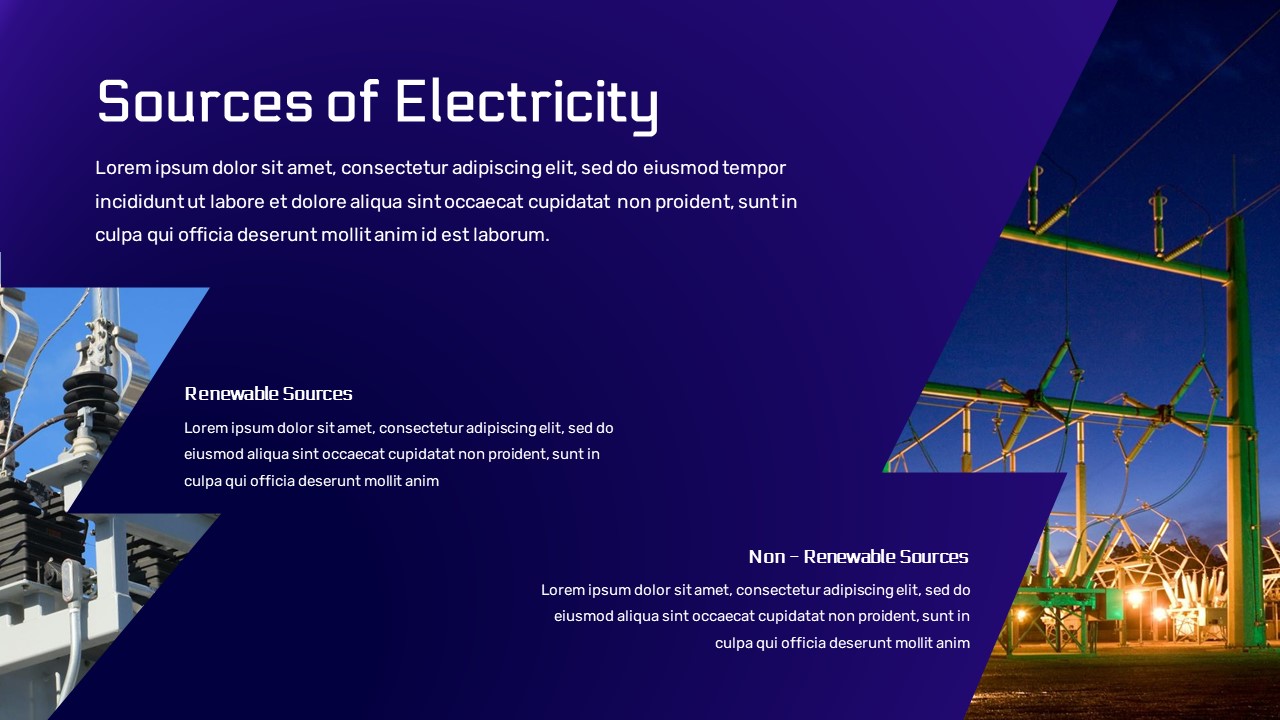 sources of electricity