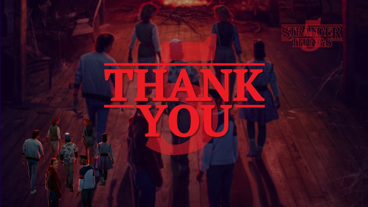 stranger things season 5 thank you