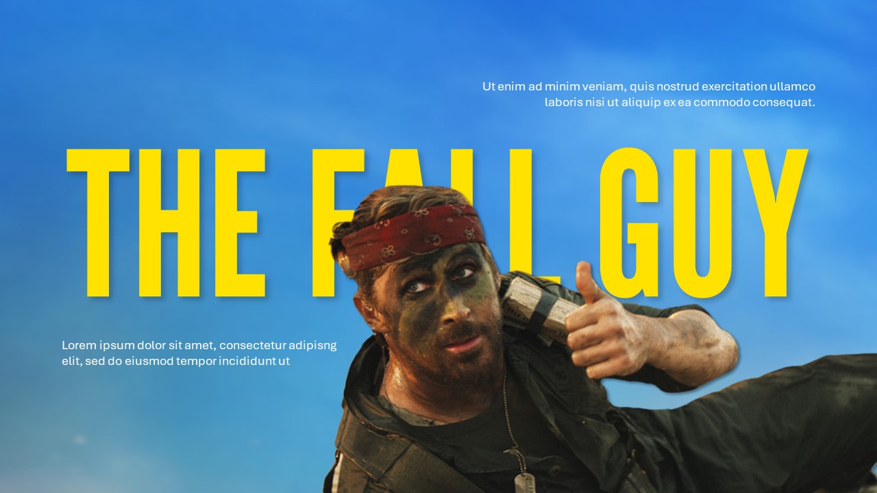 the fall guy movie wallpaper