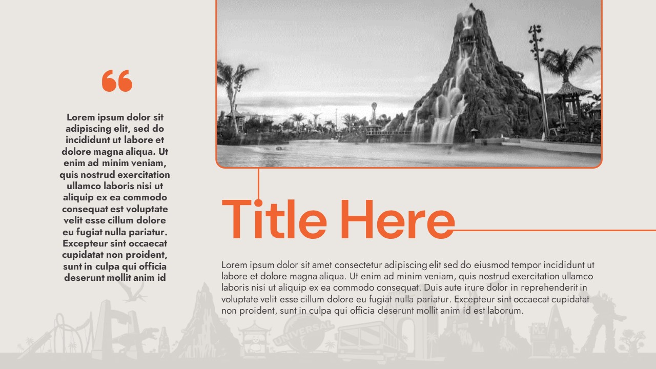 universal studios ppt templates