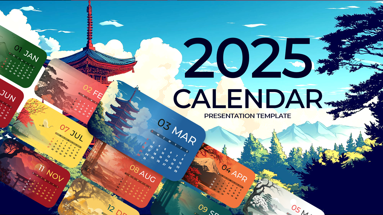 2025 calendar template