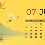 July 2025 calendar template