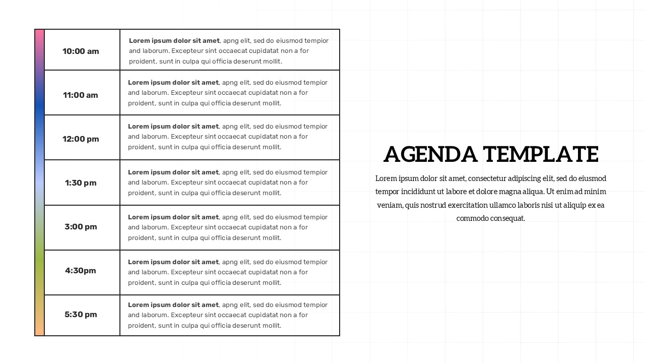 Team Meeting Agenda Template