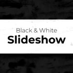 black and white slideshow template