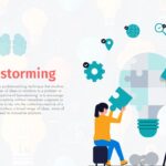 brainstorming infographics template