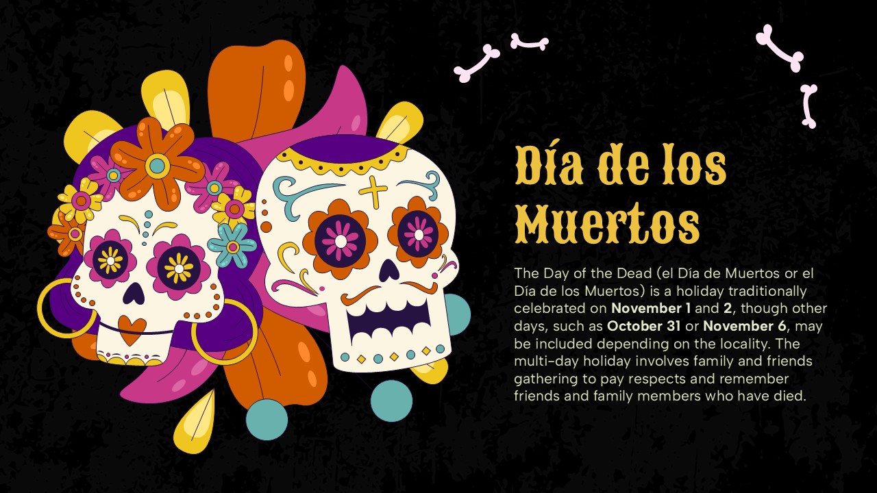 dia de muertos slide