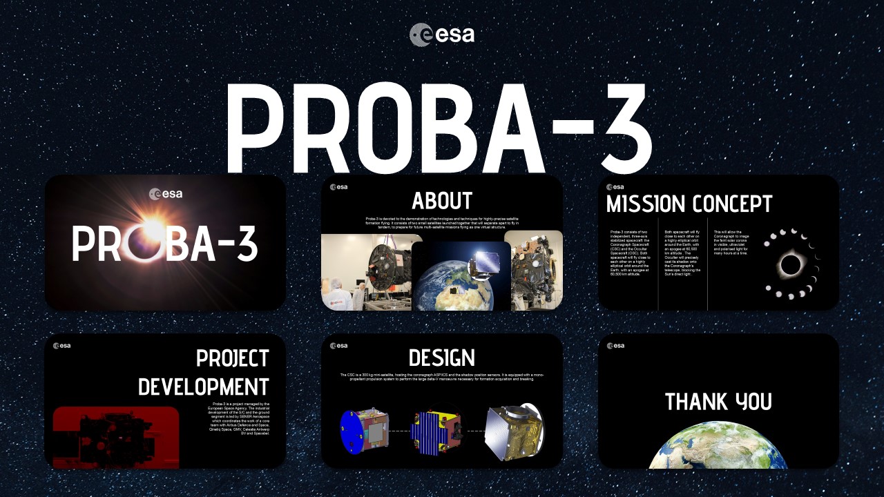 esa proba 3 mission template