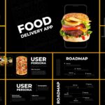 food delivery app presentation template