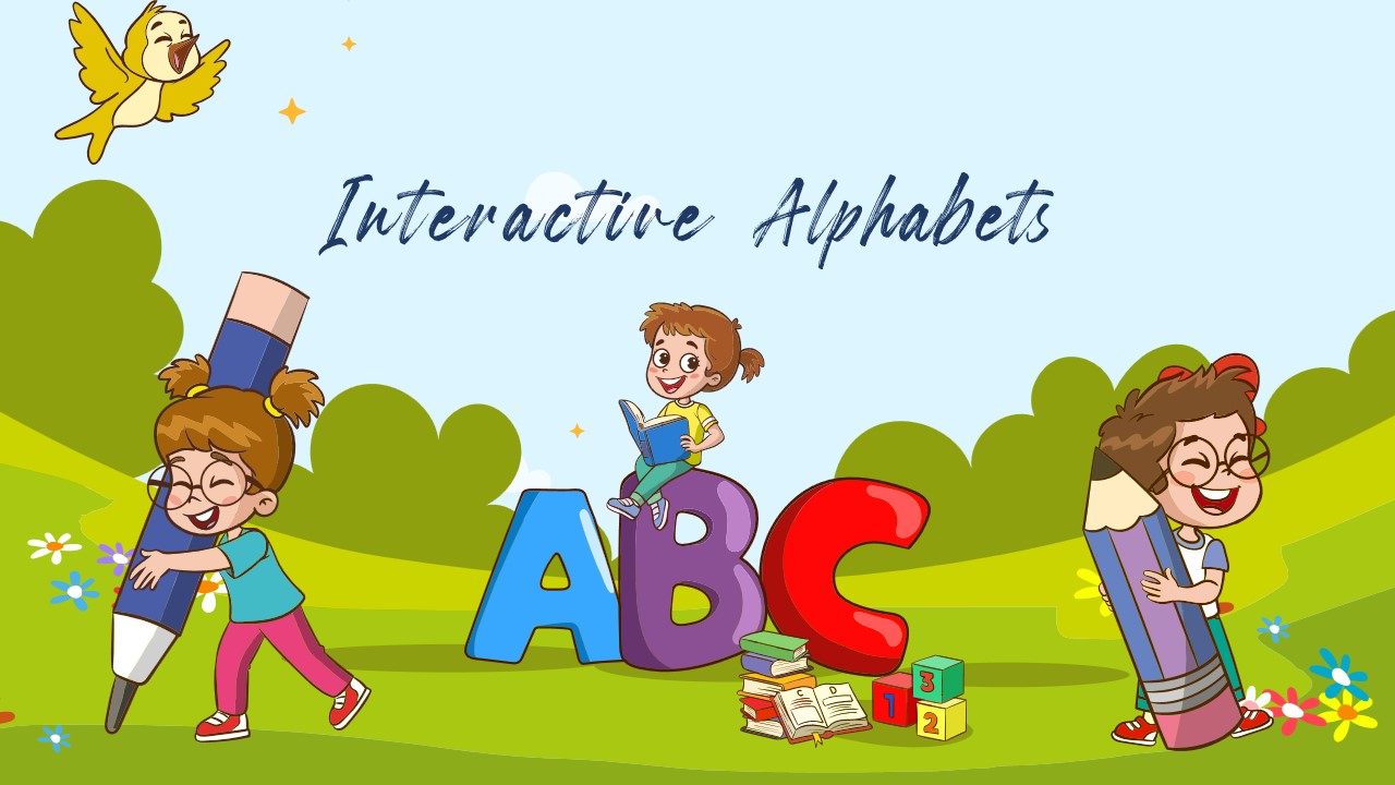 interactive alphabet template