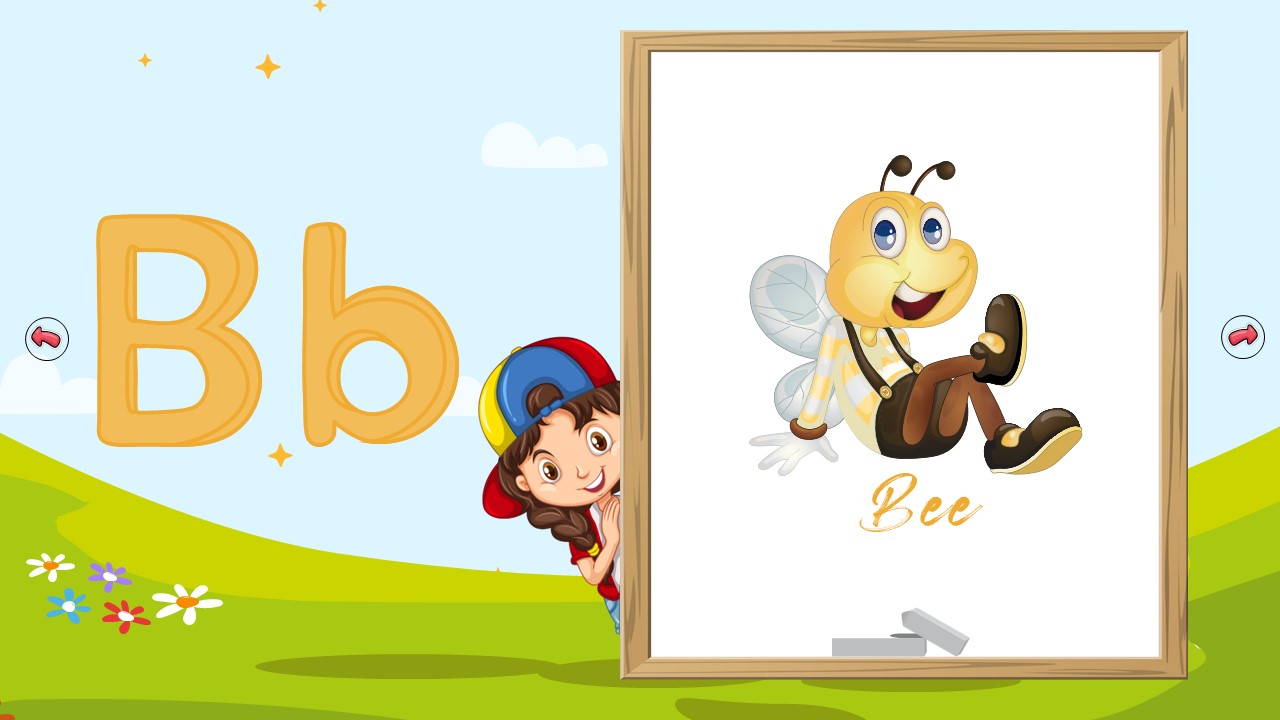 interactive b for bee template