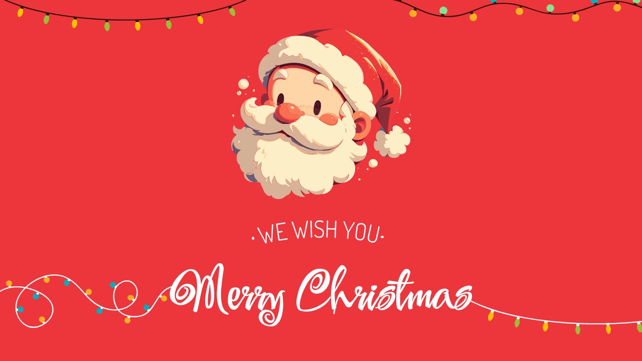 merry christmas poster template