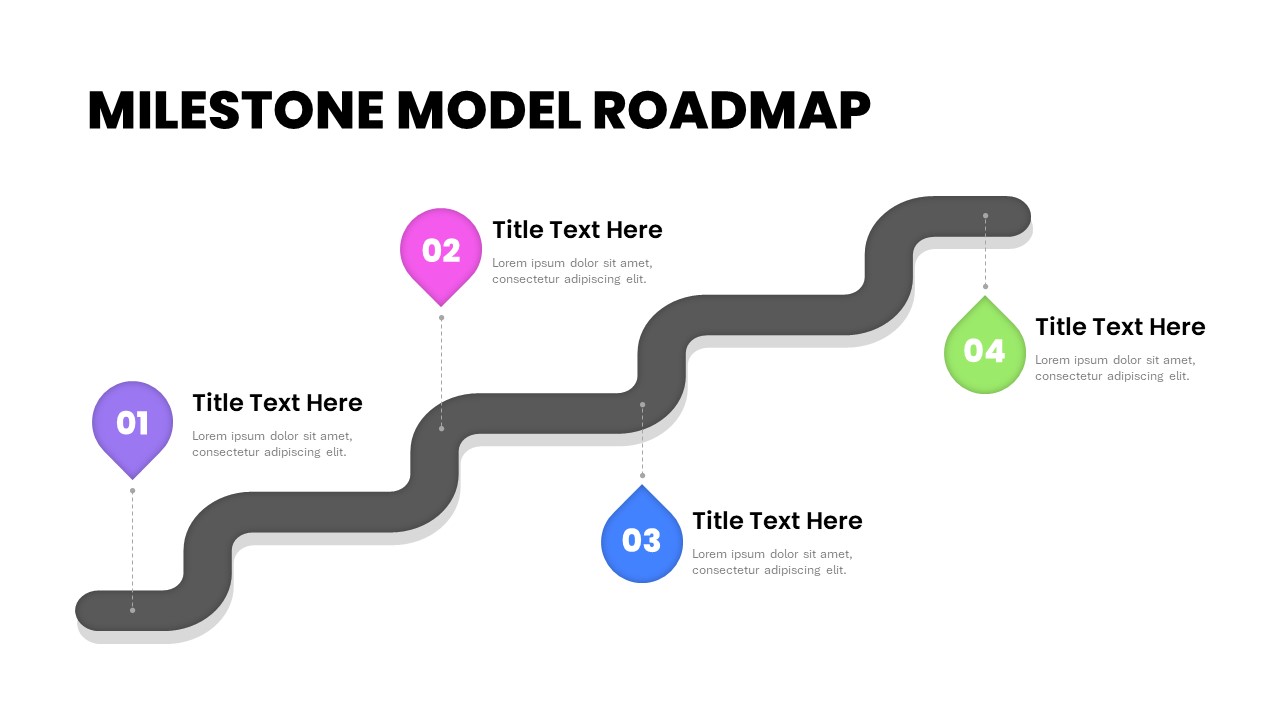 Milestone Roadmap Infographic – Free PowerPoint Template and Google ...