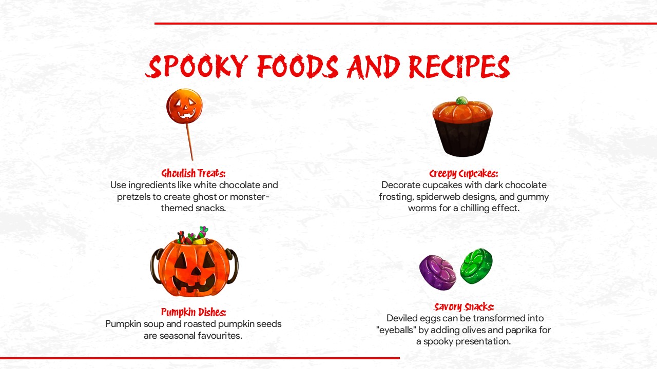 spooky foods