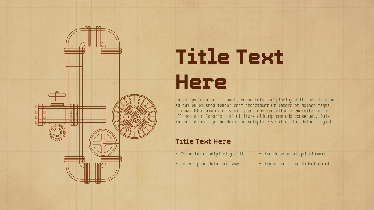 steampunk style ppt