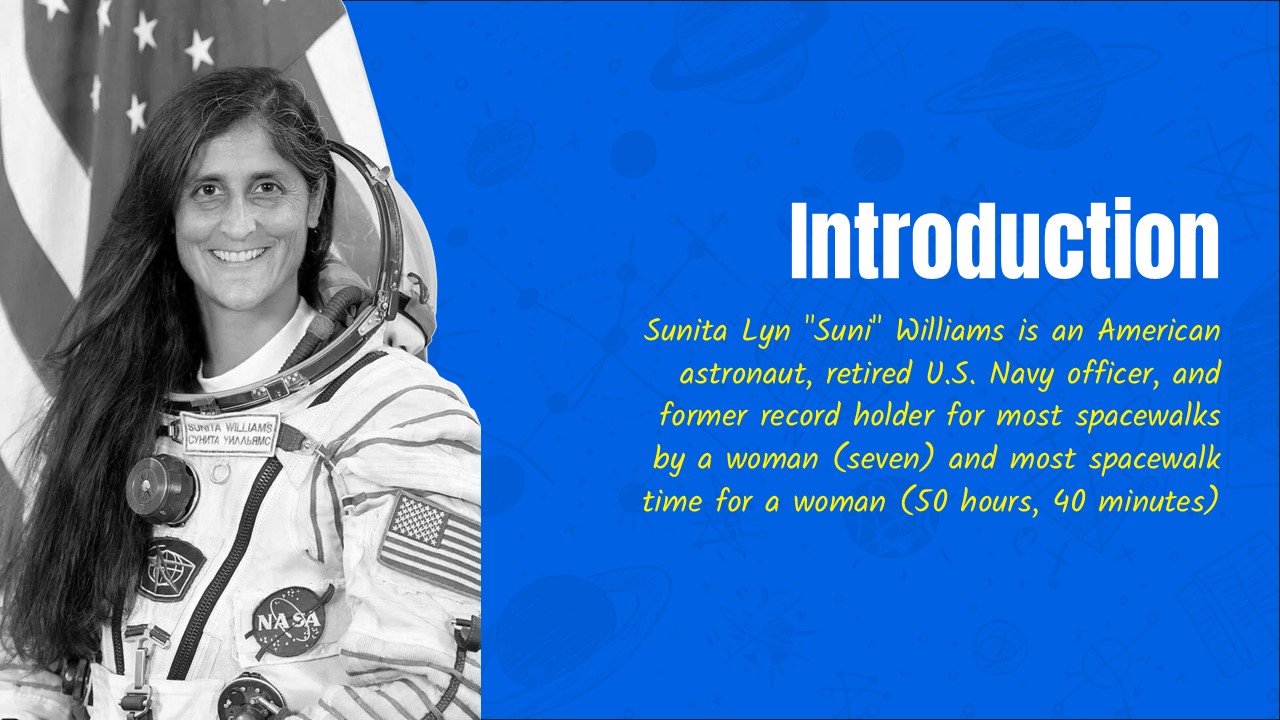 sunita williams template