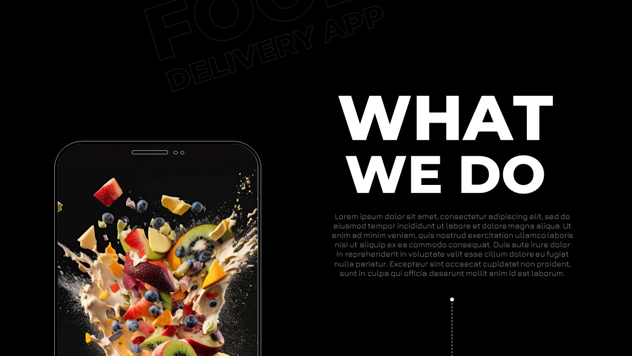 what we do food delivery business