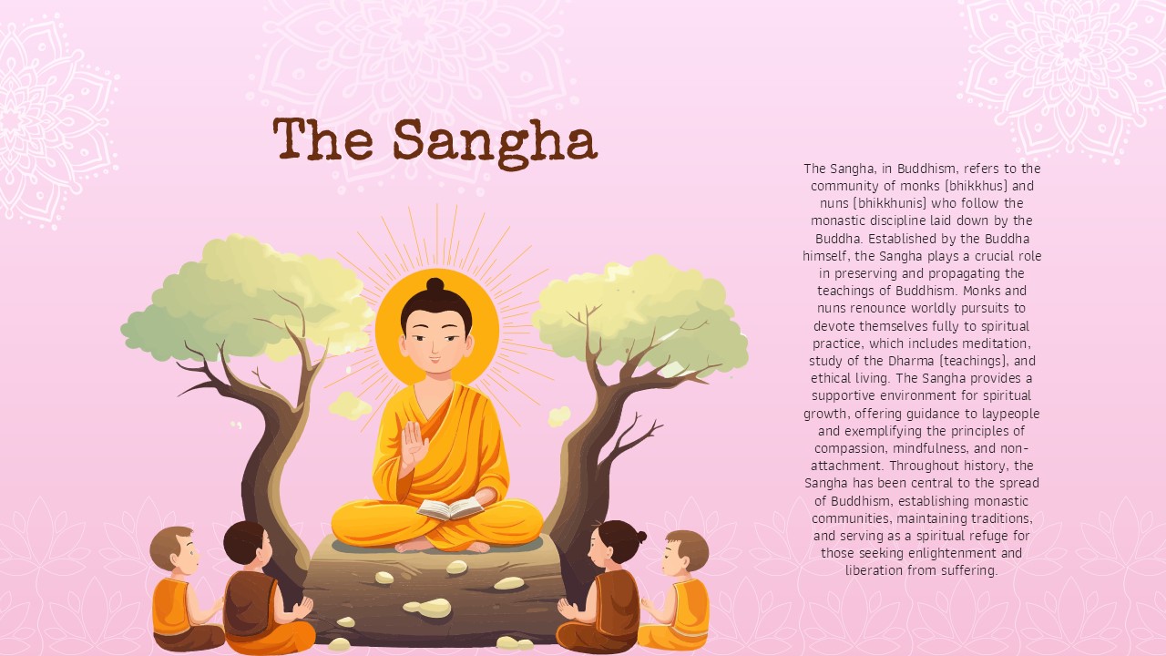 Buddha the sangha