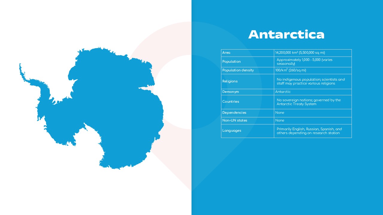 antartica map