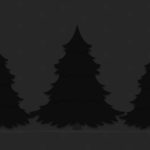 black christmas tree template