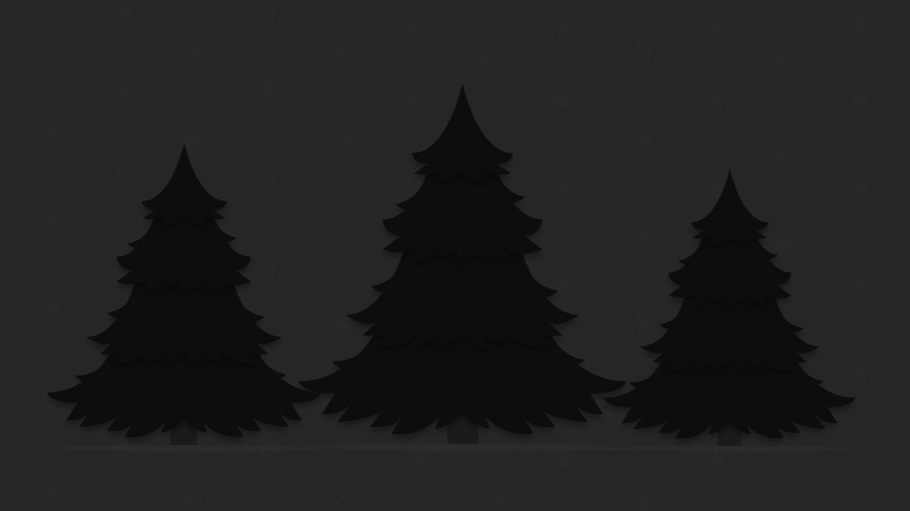 black christmas tree template