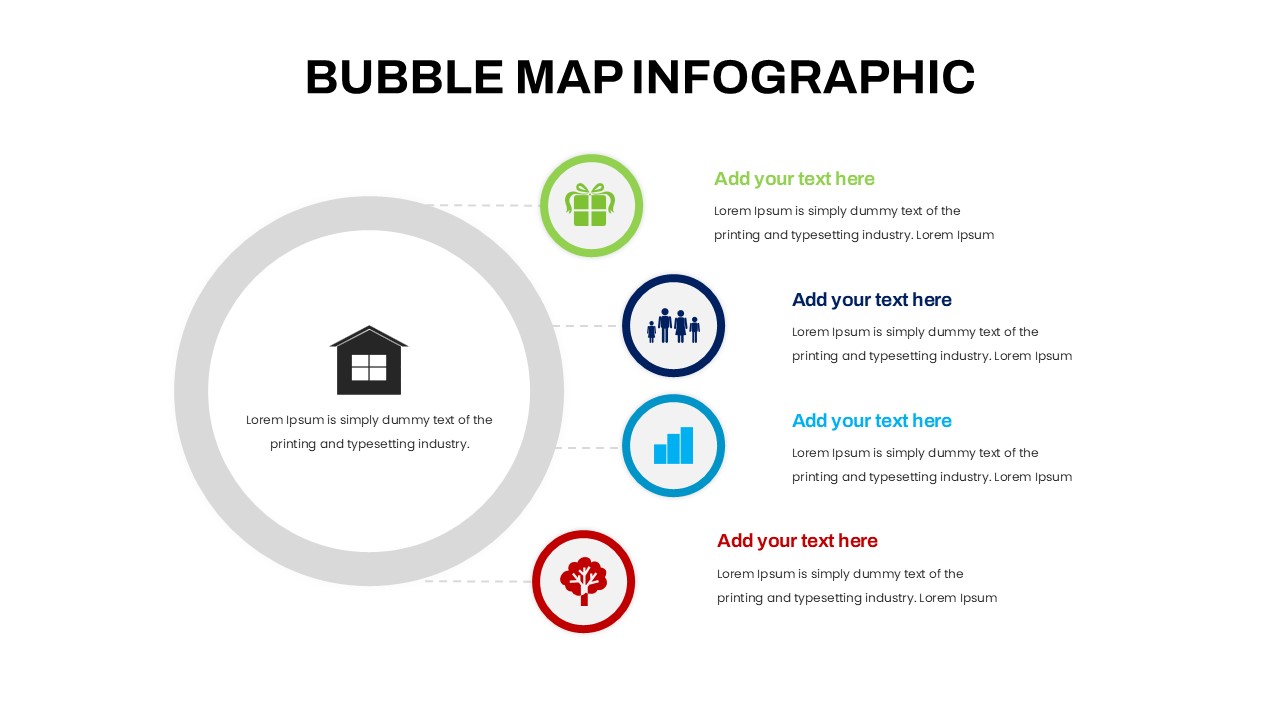 bubble map infographic template powerpoint