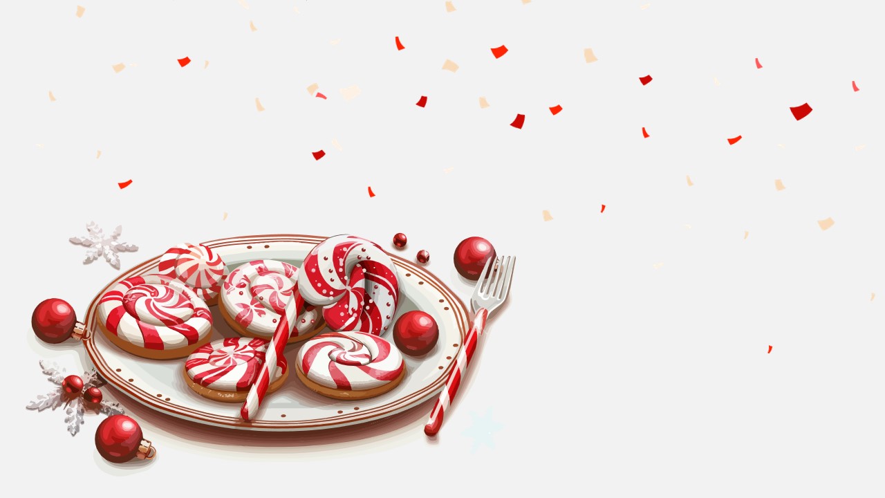 christmas candy background