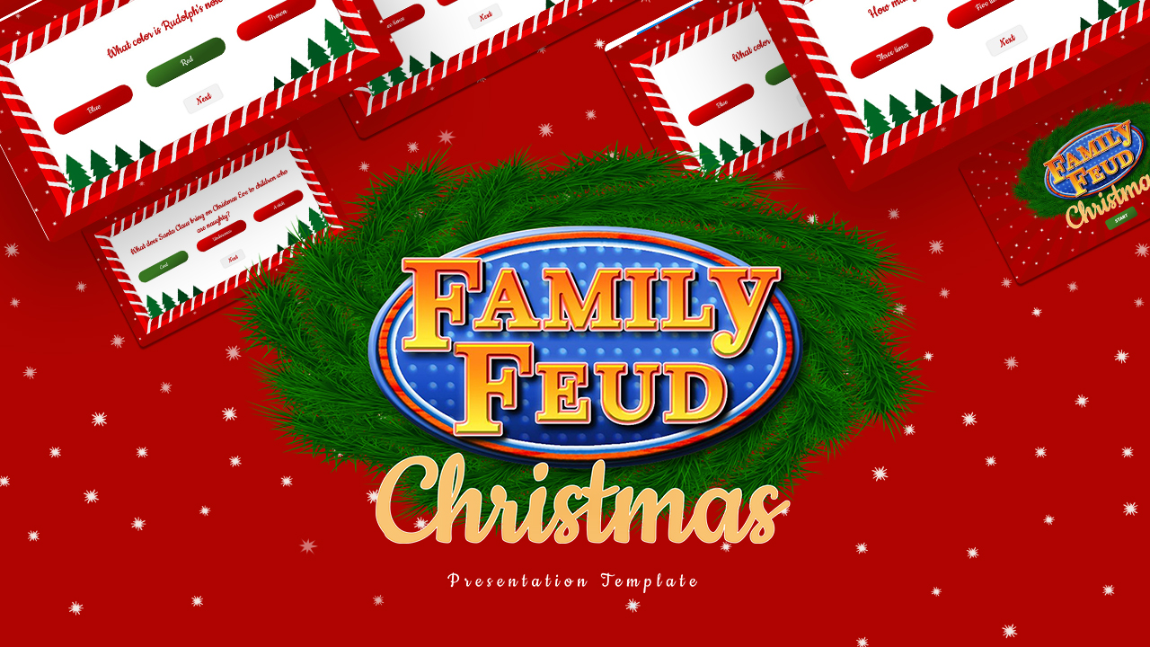 christmas family feud game template