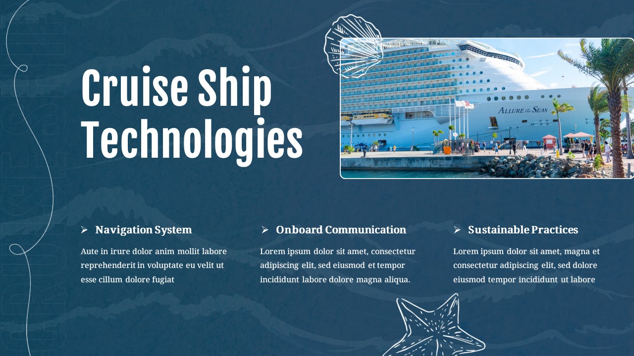 cruise ship technologies