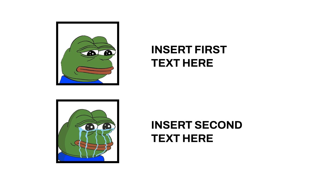 crying frog meme