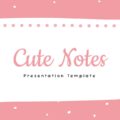 cute notes template