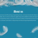 feather themed presentation template