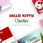 hello kitty christmas background