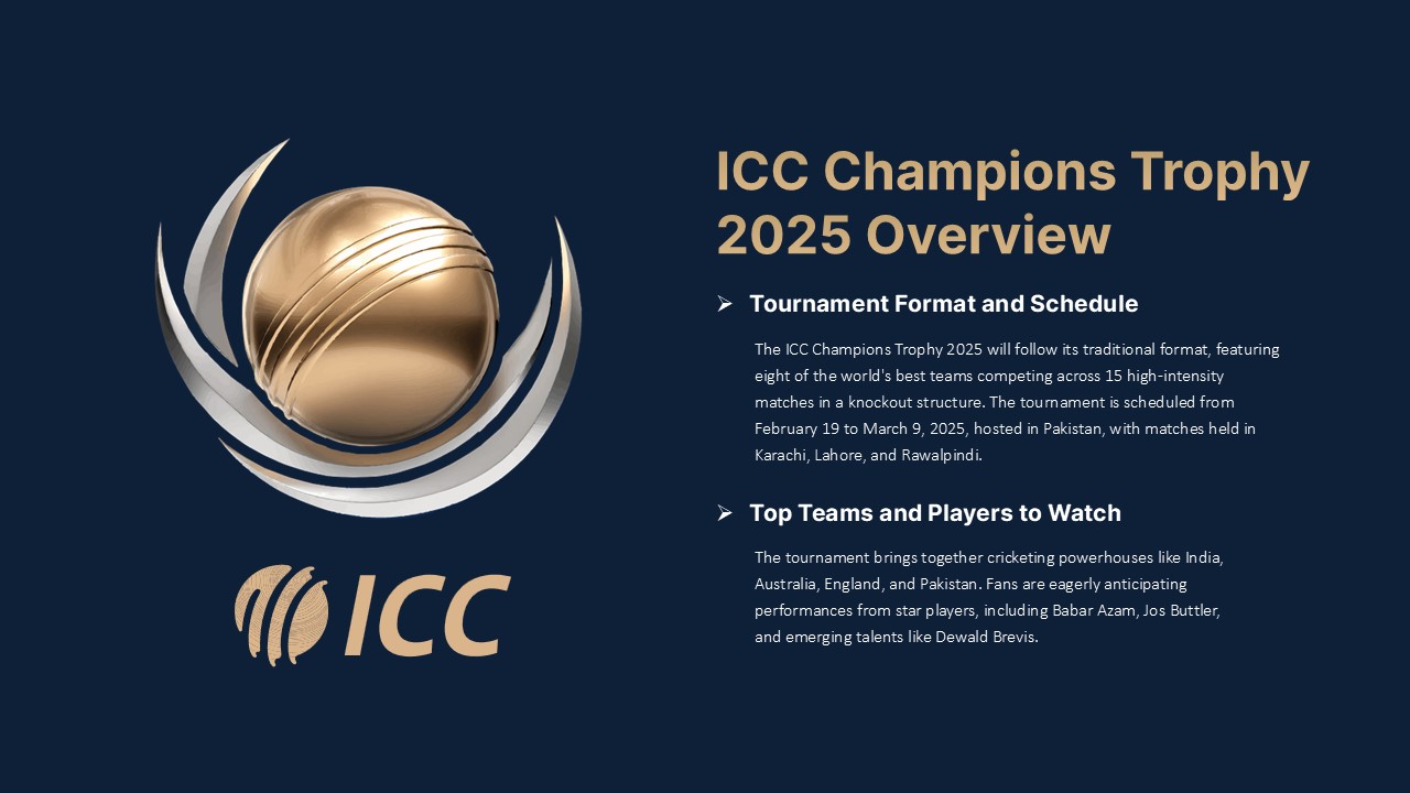 icc champions trophy overview