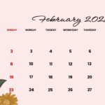 interactive February 2025 calendar template