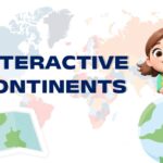 interactive continents map template