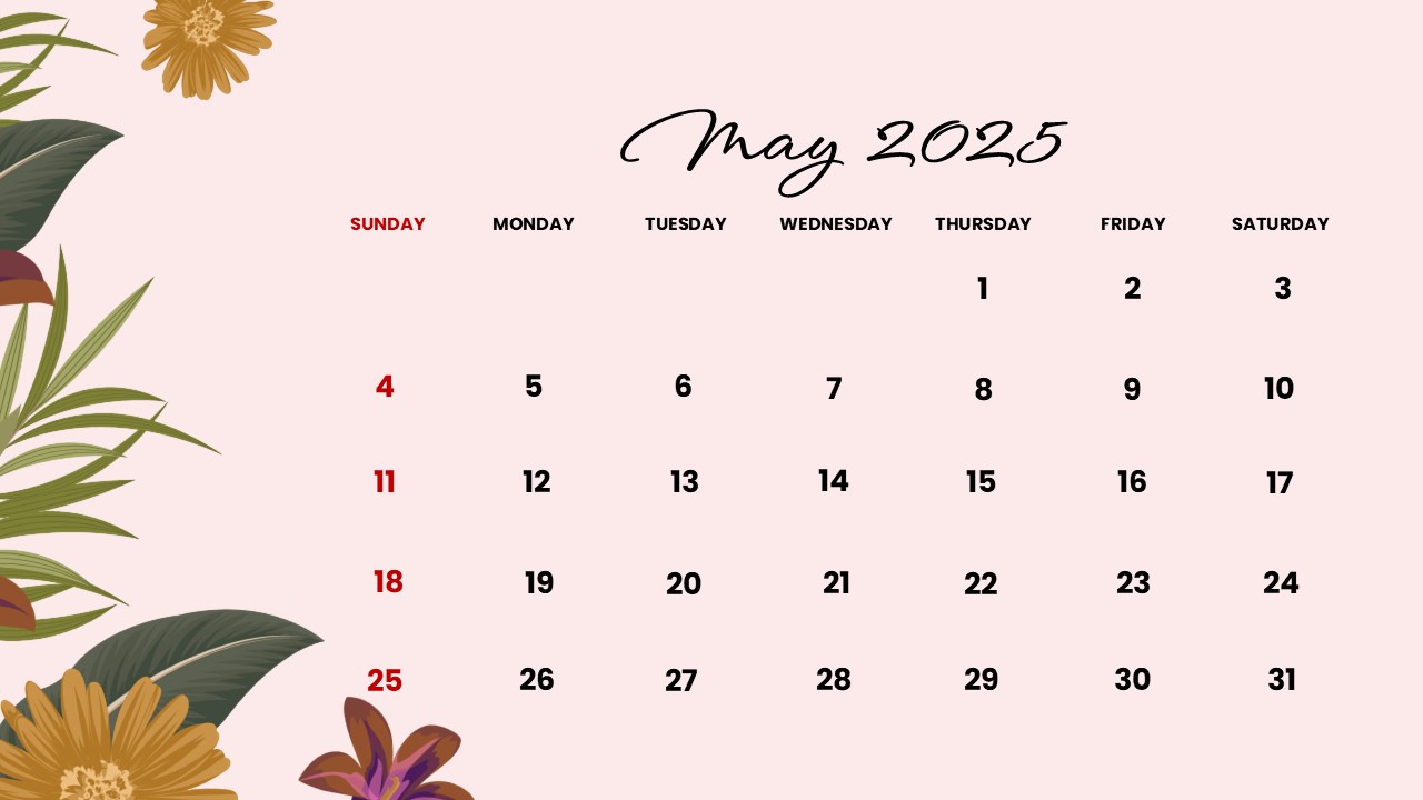 interactive may 2025 calendar template