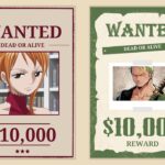 one piece wanted poster template