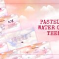 pastel sky watercolor theme template