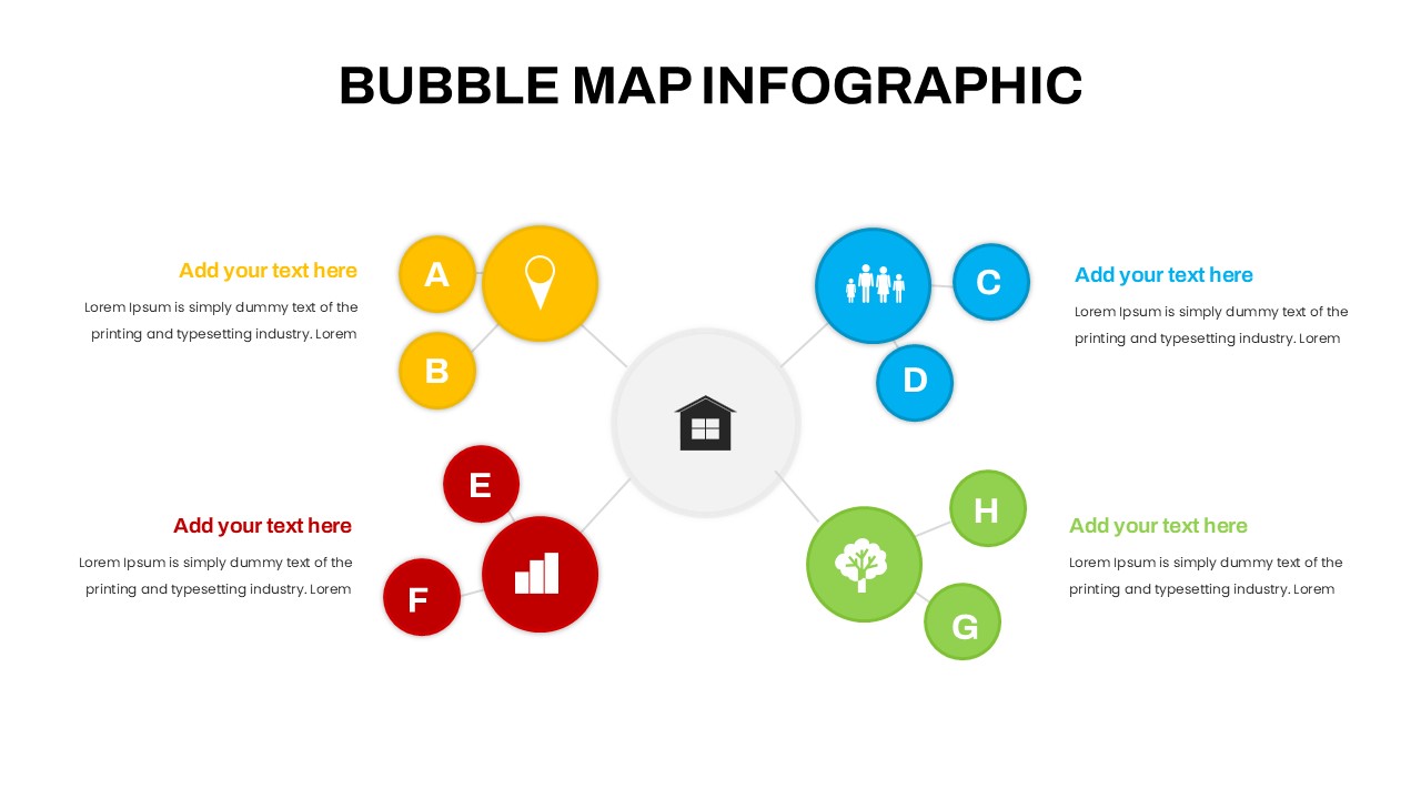 simple bubble map diagram