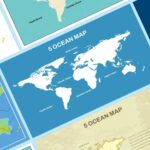 5 ocean map PowerPoint Presentation