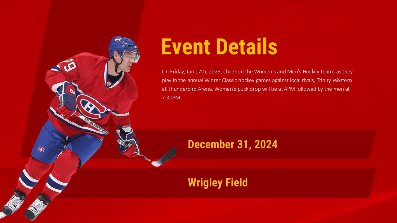 NHL Winter Classic Event Details