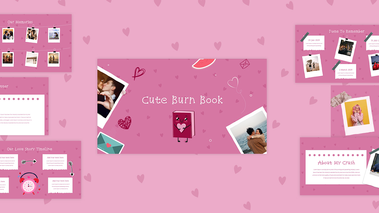 cute burn book template